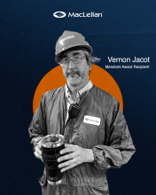 Vernon Jacot of MacLellan Integrated Services wins Mendomi Award